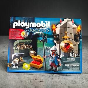 Playmobil - 6160 Knights Play Set Action Figures 91pc 2013 Unopened Box